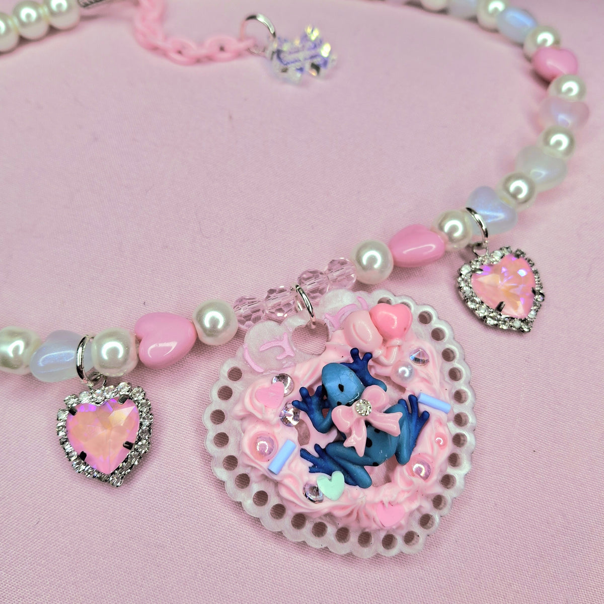 Bluebubble HAPPY HOUR Necklace Funky Fun Festival Party Holiday Kitsch Retro 80s