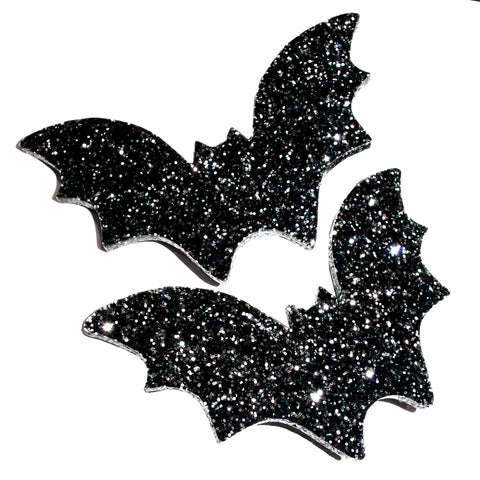 Glitter Bat Hairslides