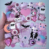 Creepy Cute OR Kawaii Custom Switch Case ~ Fake Cream, Pastel Goth Deco (DS, 3DS / XL, Oled, Switch 2, PS Vita)