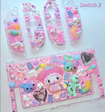 Creepy Cute OR Kawaii Custom Switch Case ~ Fake Cream, Pastel Goth Deco (DS, 3DS / XL, Oled, Switch 2, PS Vita)