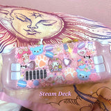 Creepy Cute OR Kawaii Custom Switch Case ~ Fake Cream, Pastel Goth Deco (DS, 3DS / XL, Oled, Switch 2, PS Vita)