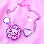 Pretty Petal Necklace ~ Lilac