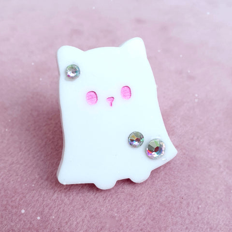 Kitty Boo Ring ~ White