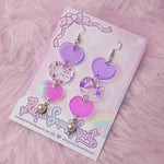 Triple Heart Earrings