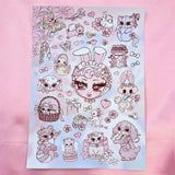 Sakura in Blossom Sticker Sheet
