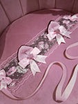 Lacey Kitten Headress ~ Pink Melo