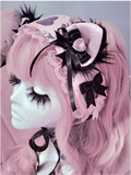 Lacey Kitten Headress ~ Darkly Kawaii