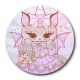 (Pre-order) Cinnamon Swirl Large Sparkly Badge