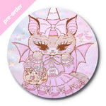 (Pre-order) Cinnamon Swirl Large Sparkly Badge