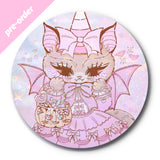 (Pre-order) Cinnamon Swirl Large Sparkly Badge