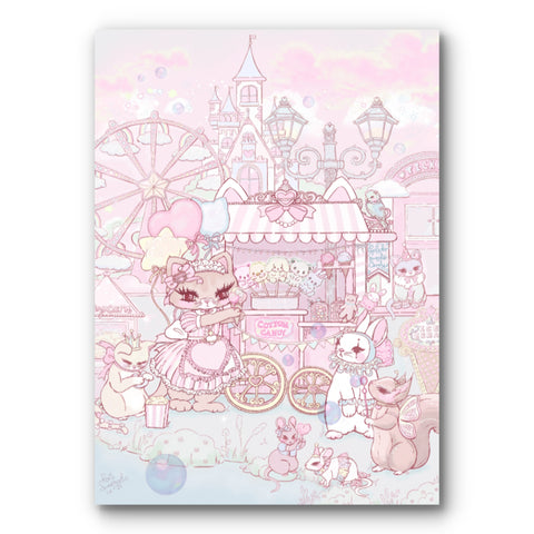 Cotton Candy Art Print