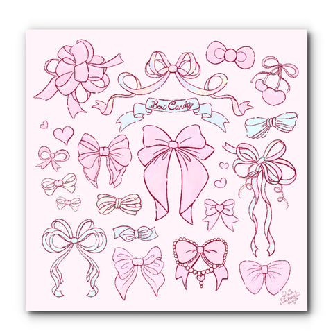 Bow Candy Art Print