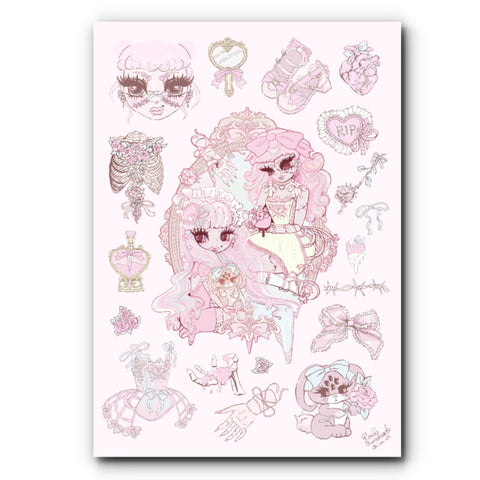 Poison Lullaby Sticker Sheet