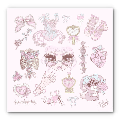 Poison Lullaby Drawings Art Print