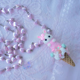Ice Cream Bunny Necklaces ~ 3 Styles