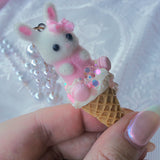 Ice Cream Bunny Necklaces ~ 3 Styles