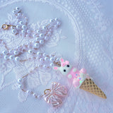 Ice Cream Bunny Necklaces ~ 3 Styles