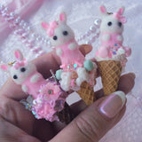 Ice Cream Bunny Necklaces ~ 3 Styles