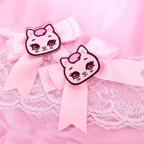 Kitty Surprise Bows ~ 2 colours