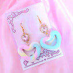 Swirly Heart Earrings