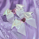 Bat Wing Hair Bows (4 colour-ways)