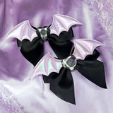 Bat Wing Hair Bows (4 colour-ways)