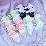 Bat Wing Hair Bows (4 colour-ways)