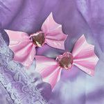 Baby Bat Hair Bows ~ Vinyl (3 colours)
