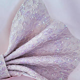 Glitter Bat Headbow ~ Lilac Lace