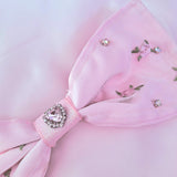 Rose Kitten Hairbow ~ Pink