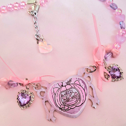 Pumpkin Tea Party Necklace