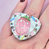 Iced Gem Strawberry Ring