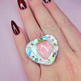 Iced Gem Strawberry Ring