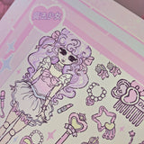 Magical Girl Doll Art Print