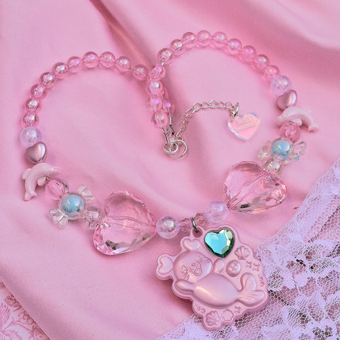 Beaded Candy Necklace ~ Seal Surprise