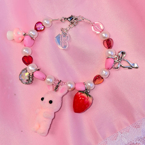 Beaded Candy Bracelet ~ Bunny Day Picnic