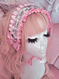 Coquette Carousel Headdress ~ Pink Ruffles
