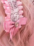 Coquette Carousel Headdress ~ Pink Ruffles