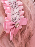 Coquette Carousel Headdress ~ Pink Ruffles