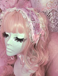 Coquette Carousel Headdress ~ Iridescent Lace