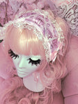 Coquette Carousel Headdress ~ Iridescent Lace