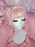 Coquette Carousel Headdress ~ Iridescent Lace