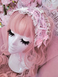 Coquette Carousel Headdress ~ Iridescent Lace