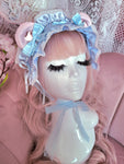 Baby Bear Headdress ~ Iridescent Blue