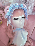 Baby Bear Headdress ~ Iridescent Blue