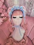 Baby Bear Headdress ~ Iridescent Blue