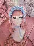 Baby Bear Headdress ~ Iridescent Blue
