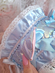 Baby Bear Headdress ~ Iridescent Blue