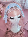 Pretty Puppy Headdress ~ Blue Lace