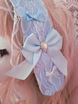 Pretty Puppy Headdress ~ Blue Lace